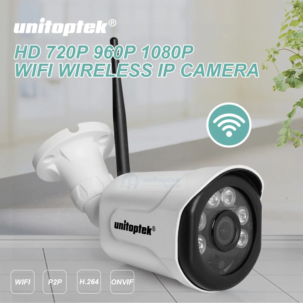 HD 1080P IP wifi Беспроводная камера 720P Наружная цилиндрическая ONVIF камера наблюдения IR 20M P2P вид CCTV Wi-Fi камера приложение CamHi