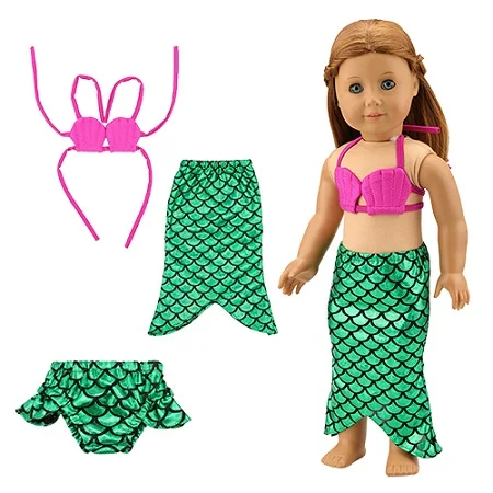No Doll Лучшие продажи продукции Куклы нашего поколения одежда ребенка 43 см аксессуары платье для Америки девочка Новорожденные куклы Рождественский подарок - Цвет: No Doll