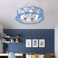 cartoon creativity fawn ceiling lamp boy girl bedroom childrens room lamp modern minimalist amusement park led ceiling lamp