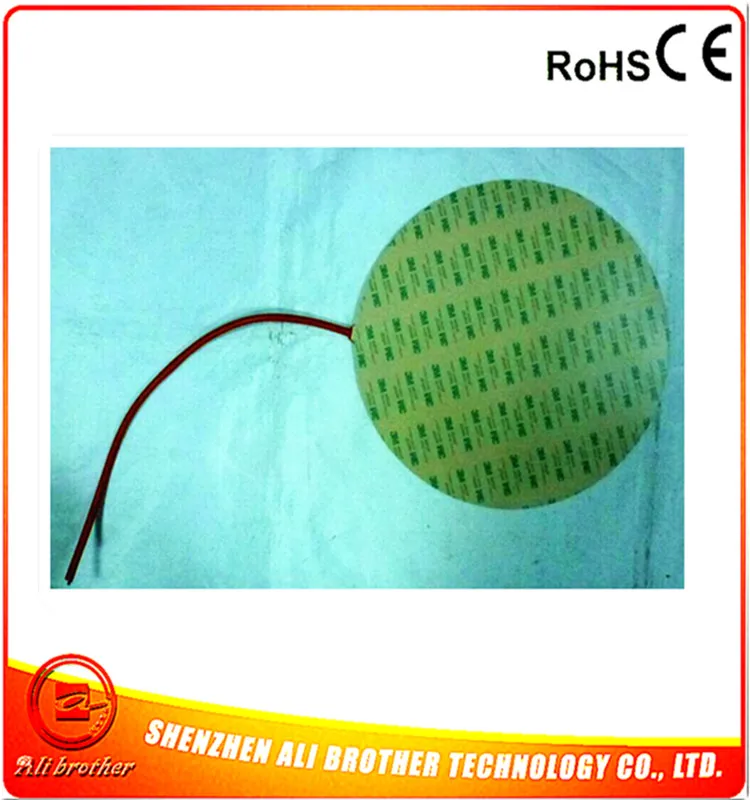 Нагреватель для 3D принтера из силиконовой резины 220 В 400 Вт диаметр 280*1 5 мм клейкий