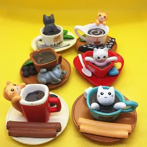 1 шт. Милая мультяшная чашка в виде кошки, чашка для молока, кофе, кухонные игрушки