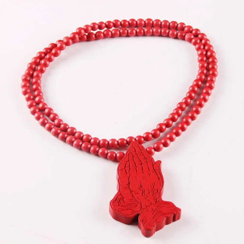 Деревянное ожерелье Good Wood в стиле хип-хоп модная рука 4 цвета оптовая продажа |