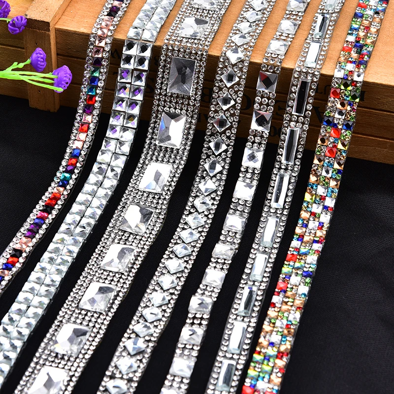 Прозрачные стразы для украшения свадебного платья 5 ярдов/партия | Дом и сад