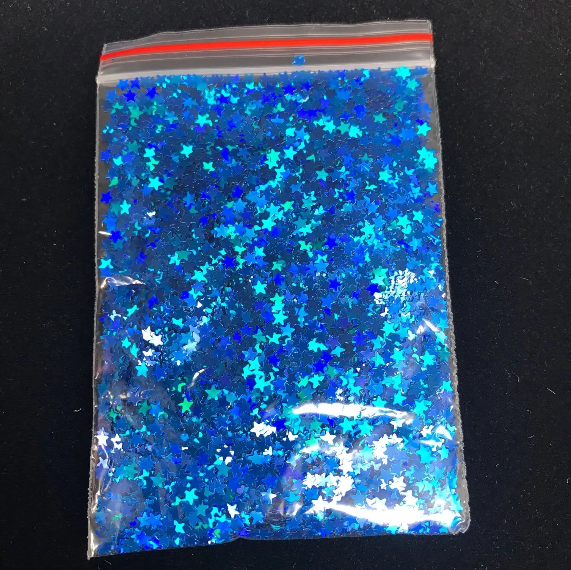 blue star 10 г 3 мм звезда ромбовидная блестящая БОБО шары наполнение шары с золотыми конфетти флэш Лазерная пудра Свадьба День Рождения вечерние украшения - Цвет: blue star