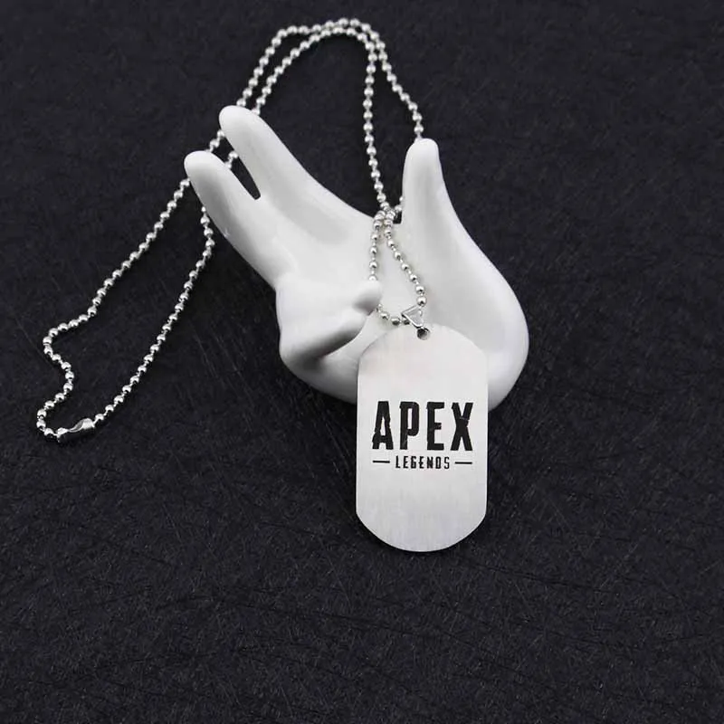 Горячая Новинка Аниме игра Apex ожерелье из серии «легенды» косплей значок для костюма из нержавеющей стали подвеска в форме собаки ожерелье Металл Artware подарок