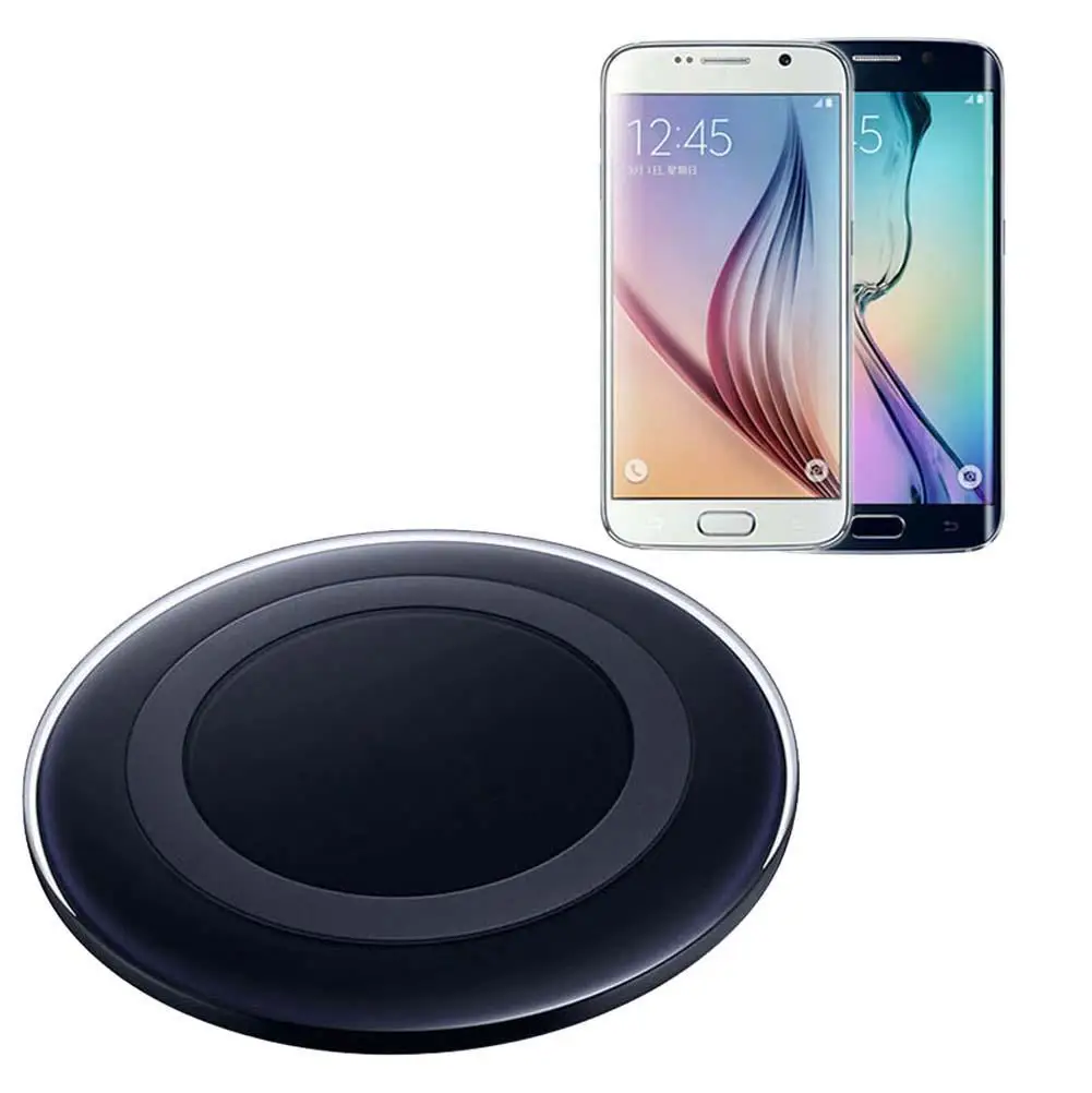 Мини Qi Беспроводное зарядное устройство USB зарядка Pad Быстрая для iPhone X 8 Plus Samsung