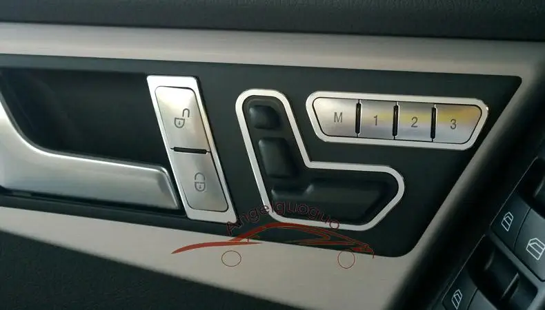 Декоративные пайетки для регулировки автомобильного сиденья 6 шт. Mercedes Benz E/GLK/CLS/ML/