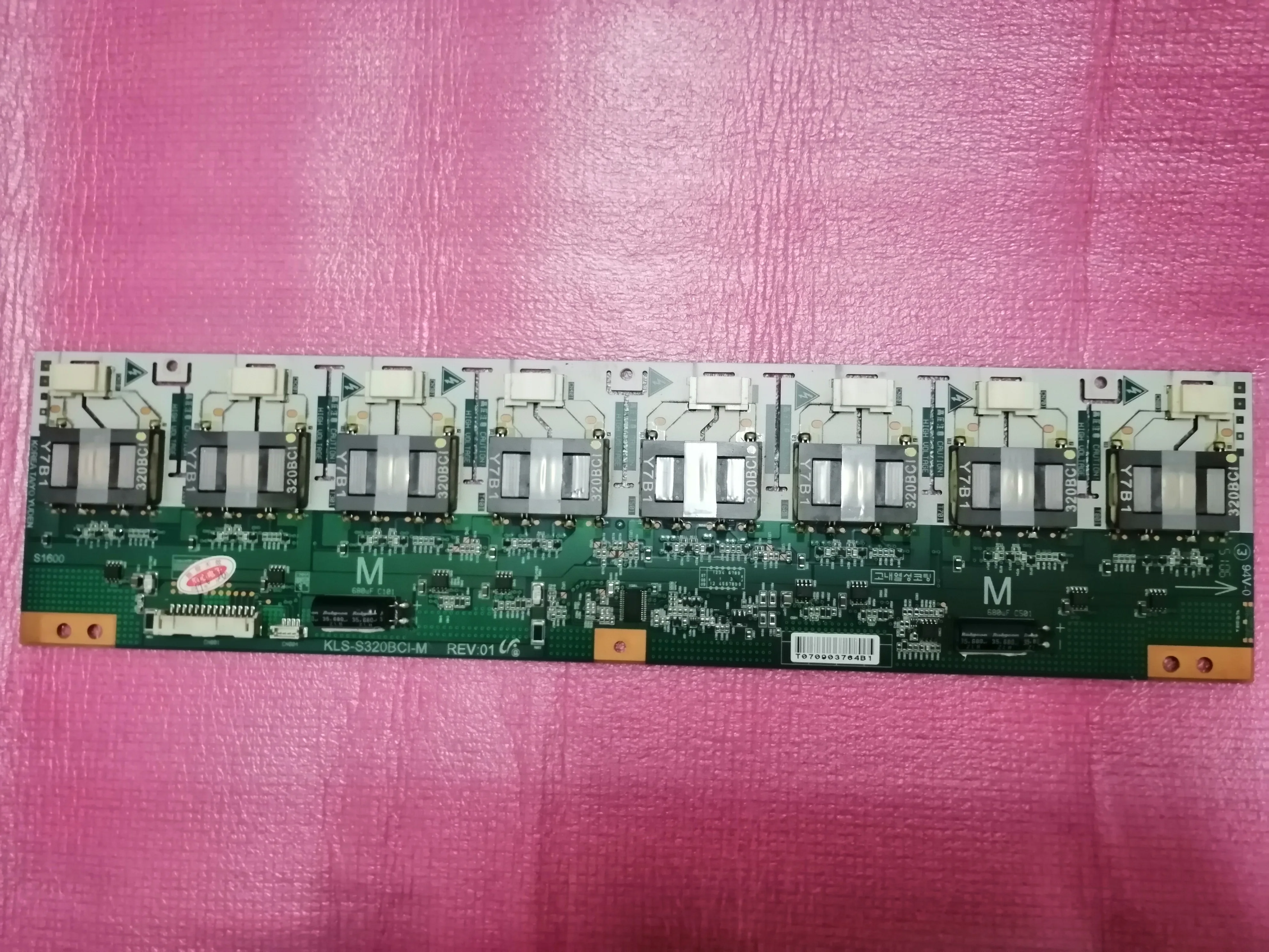 Высоковольтная плата kls s320bc1 m s320bci rev 01 соединяется с T CON|board|board board |