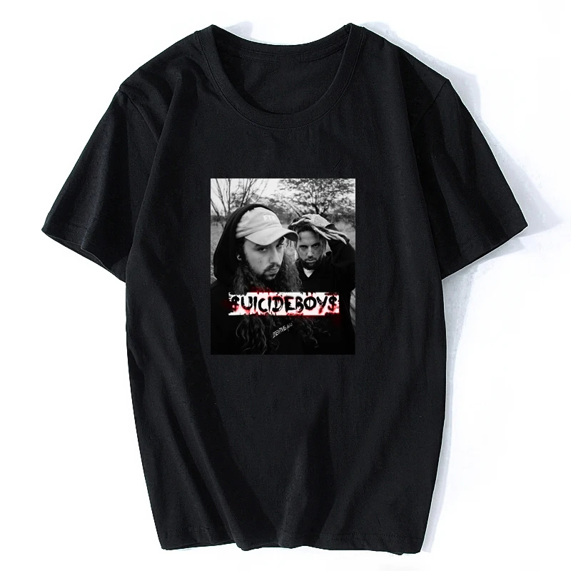 2019 $ uicideboy Футболка мужская футболка Suicideboys хип хоп рэп Мужская хлопковая