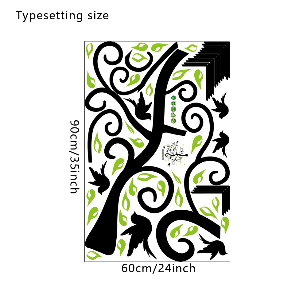 Creative Tree Photo Frame Bedroom Living Room Door Furniture Removable DIY Wall Stickers Self-adhesive Decal Decor Mural dc18 | Дом и сад
