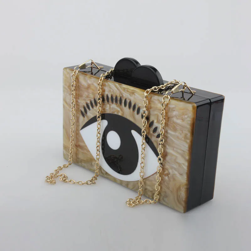 Акриловая коробка клатч роскошная женская сумка из лакированного ПВХ блестящая