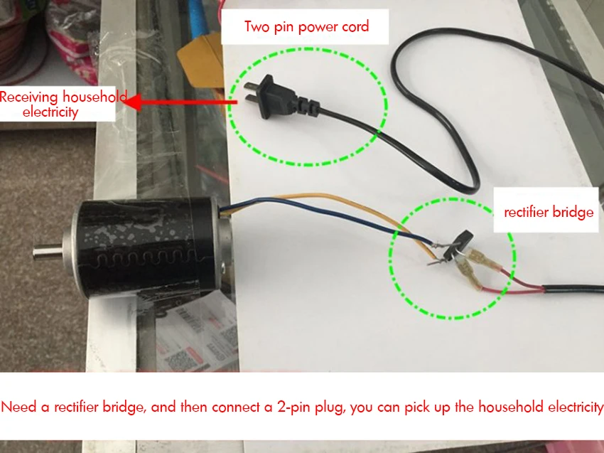 Постоянный магнит DC 110 В карбоновый щеточный двигатель DIY ветровой/ручной генератор Двигатель передний и задний шарикоподшипник, D вал диаметром 8 мм 15000 об/мин