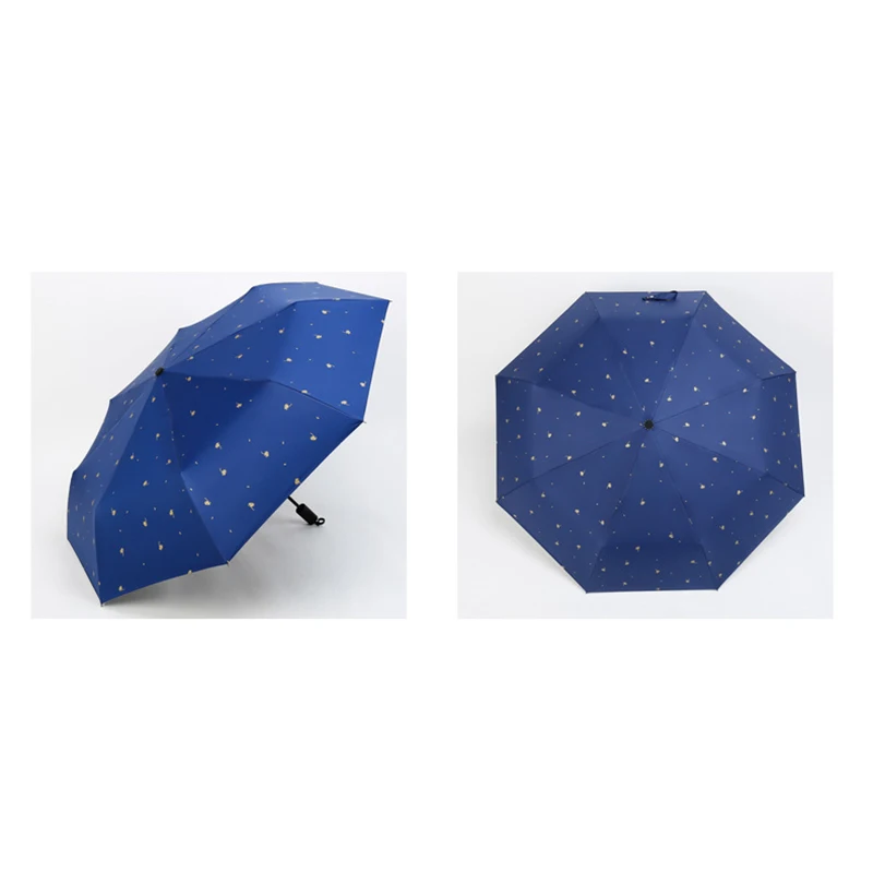

YADA Custom Small Flowers Charms Folding Umbrella Rain Women uv High Quality Umbrella For Womens brand Windproof Umbrellas YS127