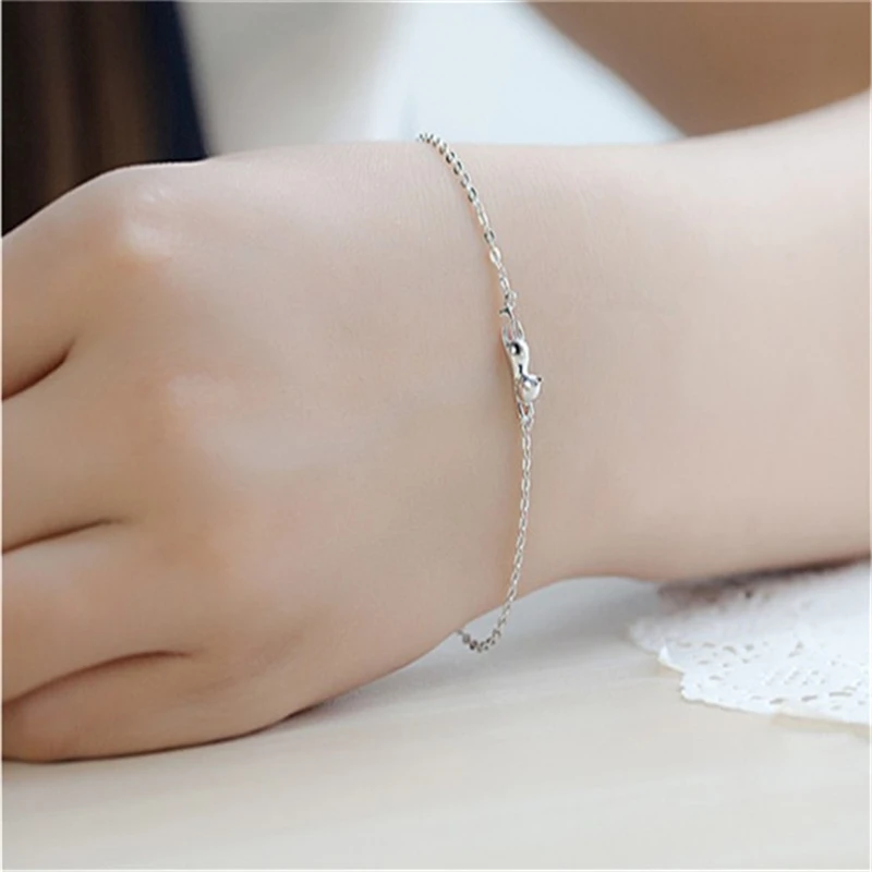 10pcs/lot Fashion Cute Little Kitty Bracelet Hanging Cat Handmade Lovely For Girl Birthday Gift | Украшения и аксессуары