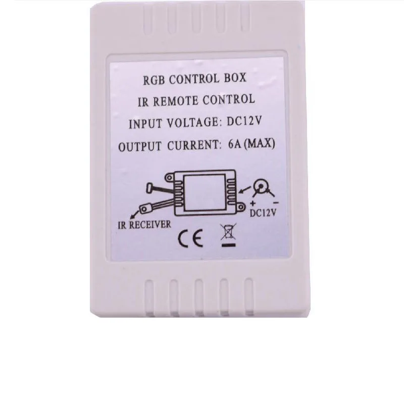 DC 12V RGB Управление 24 кнопочный ИК пульт дистанционного управления 6A для SMD 3528 5050 5630