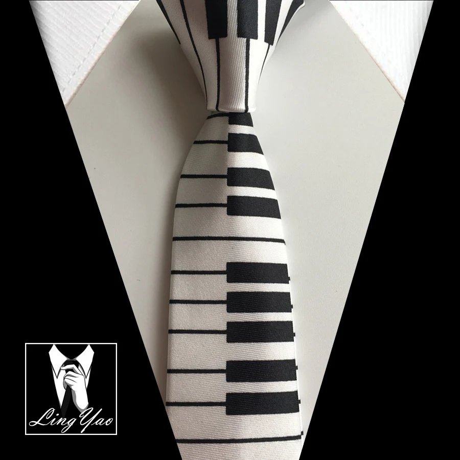 5 см мужские Популярные Галстуки для отдыха модные Полиэстеровые белый с черными