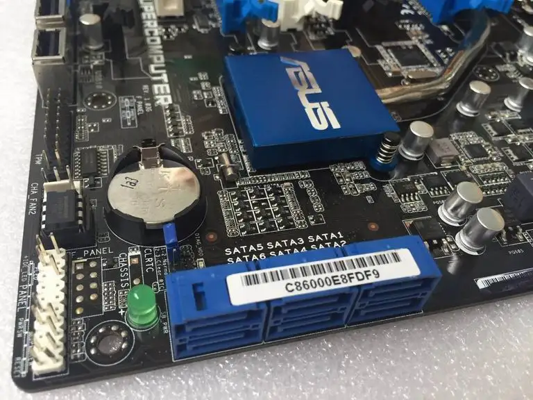 Оригинальная материнская плата для ASUS P7P55 WS Supercomputer LGA 1156 DDR3 16GB USB2.0 P55 настольная материнская плата