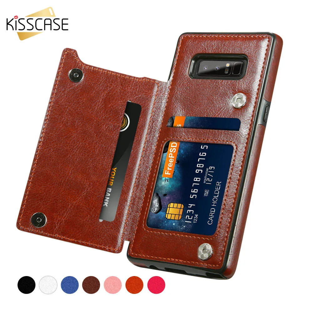 KISSCASE Винтажный чехол для Samsung Galaxy S10e S10 Plus S8 S9 роскошный из искусственной кожи с