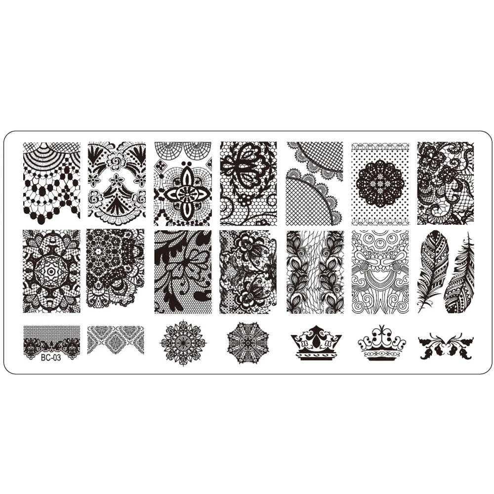 1 шт. новые/Crown/перо дизайнов ногтей Шаблоны салон Декор для маникюра печать
