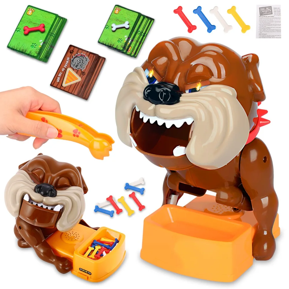 Гаснущие карты Bad Dog Bones Tricky Toy игры для родителей и детей детские игровые шутки