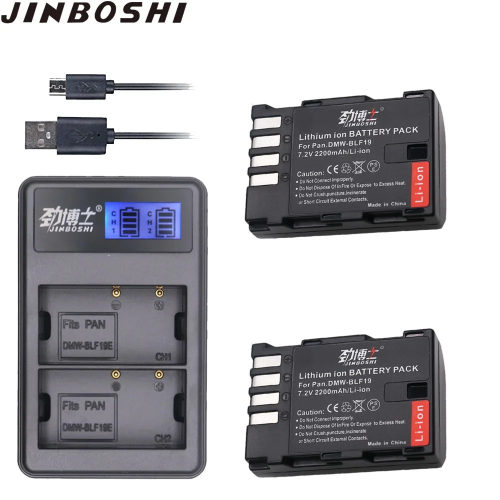 Горячая Распродажа 2x DMW BLF19e BLF19 BLF19E DMWBLF19E аккумулятор + USB ЖК двойное зарядное