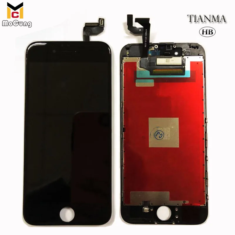 100% OEM Tianma высокой яркости AAA качество ЖК экран для iphone 6S дисплей дигитайзер с