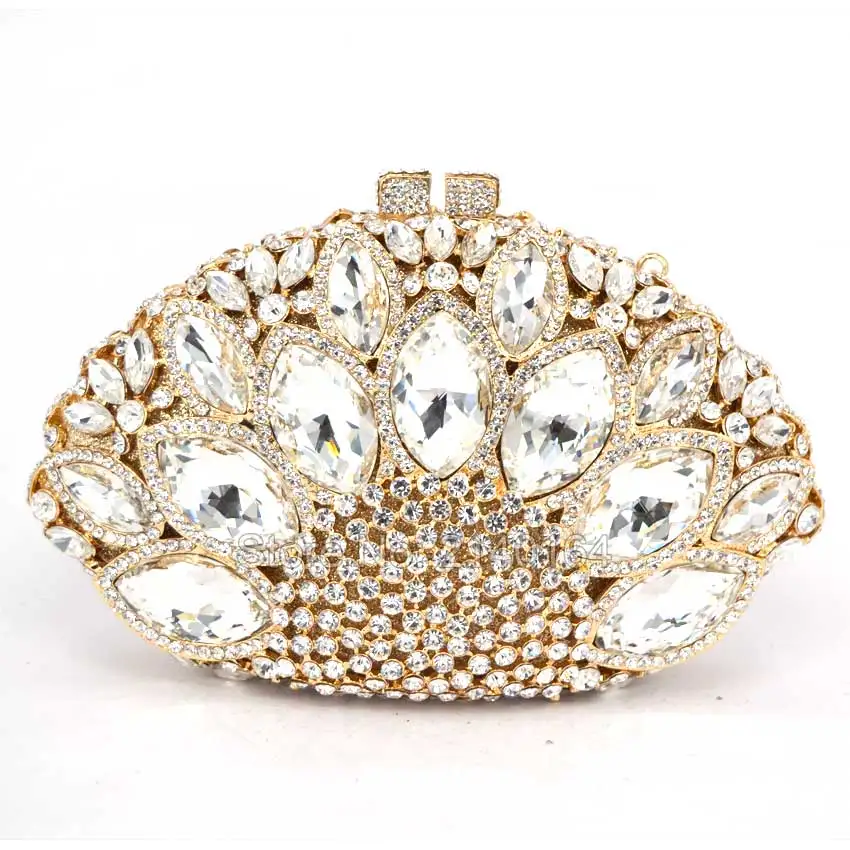 Сумка клатч в форме павлина с Зелеными камнями и кристаллами 88151|handbags mexico|purse