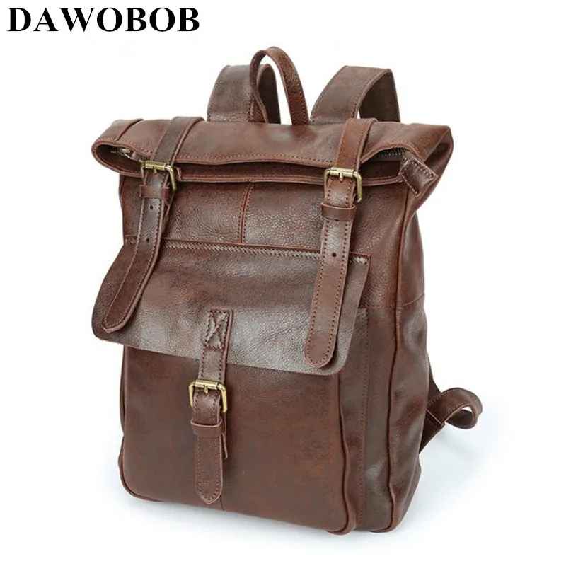 2018 хит! Рюкзак женский из натуральной кожи для ноутбука|Мужские рюкзаки| |