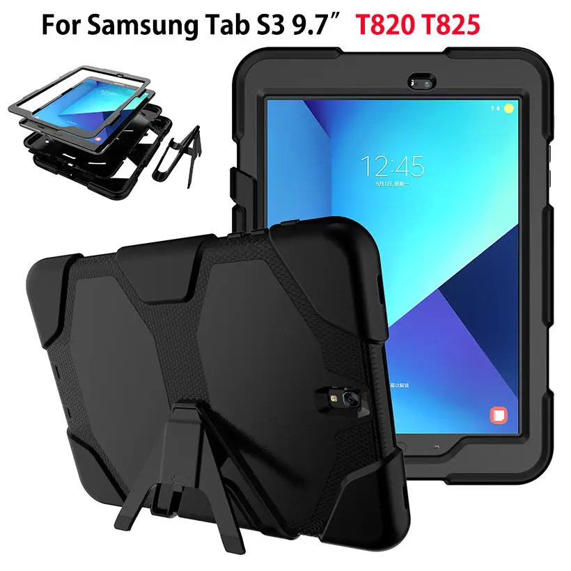 Чехол-подставка для Samsung Galaxy Tab S3 9 7 противоударный | Компьютеры и офис