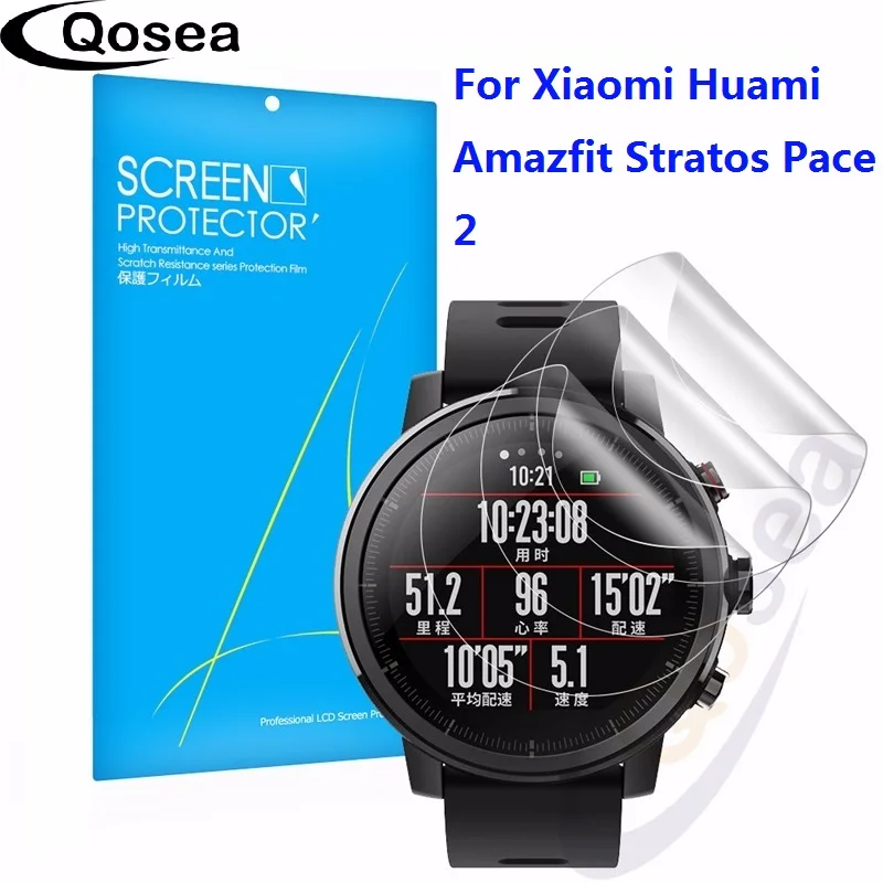 3 шт. для Xiaomi Huami Amazfit Stratos Pace 2 S Smartwatch защита экрана спортивные Смарт часы защитная