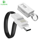 Кабель FLOVEME USB Type-C для Oneplus 6, 6t, 5t, брелок, кабель USB C для Samsung Galaxy S9, S8Plus, Note 9, 8, шнур USB для зарядки