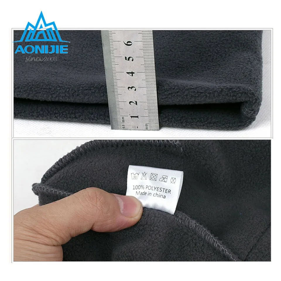 AONIJIE Brand Winter Hats For Men Women Beanie Hat Caps Bonnet Warm And Wind Proof Outdoor Ski Sports Riding Velvet Cap | Спорт и