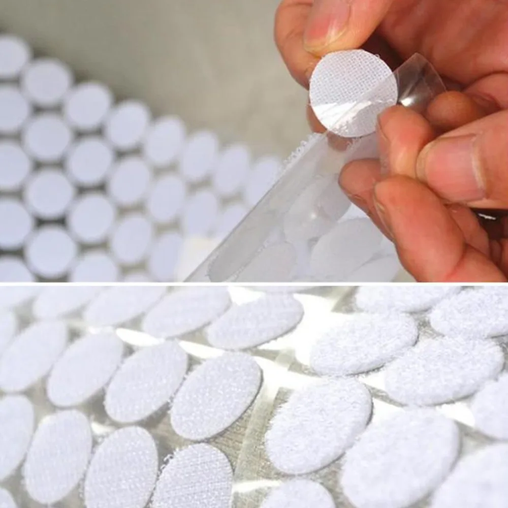 Волшебные нейлоновые наклейки для монет двусторонние клейкие крючки петли диски