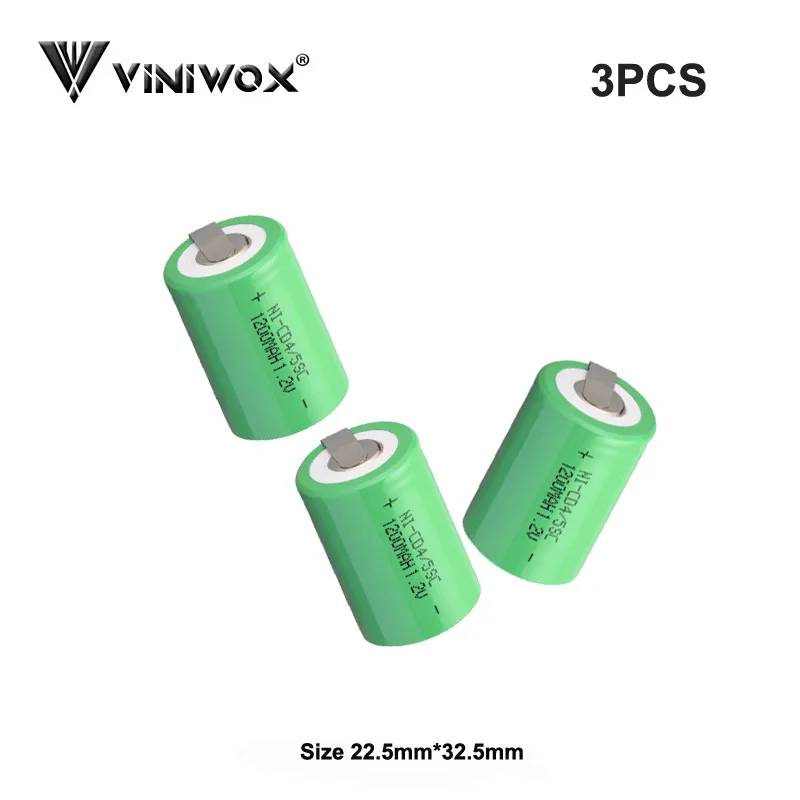1200mAh Ni CD 4/5SC 1 2 V электрические аккумуляторные ячейки игрушка фонарик беспилотный