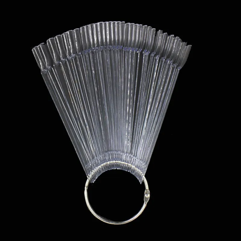 Оптовая продажа 50 шт. накладные ногти для дизайна ногтей УФ гель в форме веера