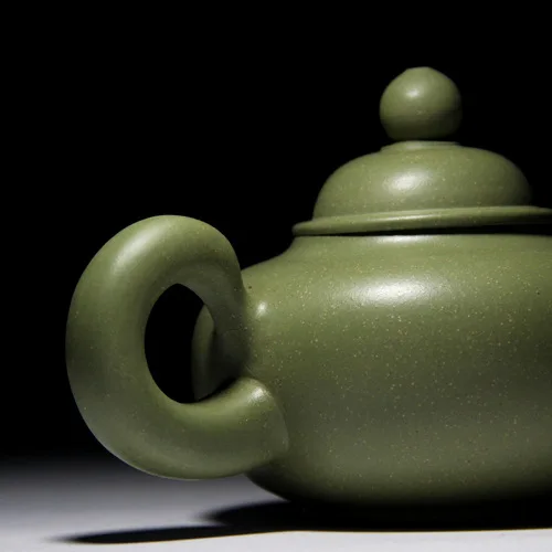 

Authentic Yixing Zisha masters handmade teapot green clay ore famous Feizixiao 0774 wholesale and retail