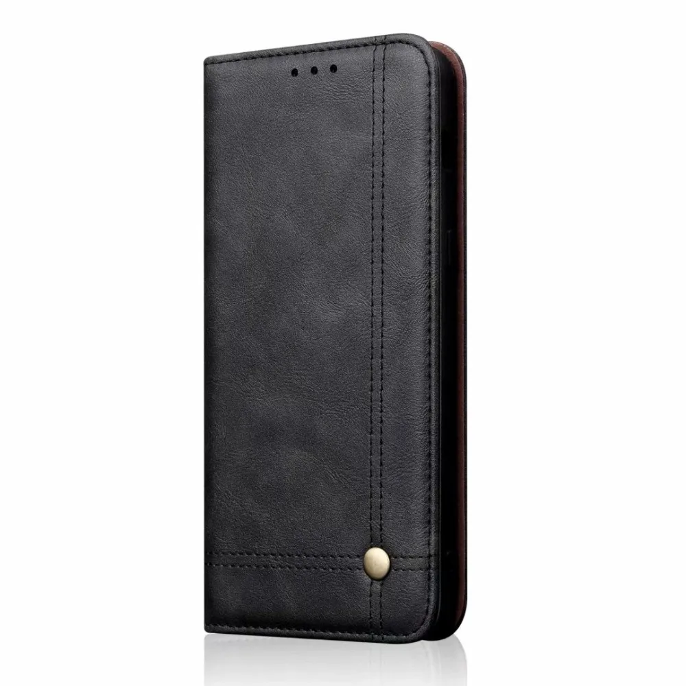 Чехол Rezzol для huawei P Smart 2019 роскошный кожаный Ретро кошелек с подставкой откидной