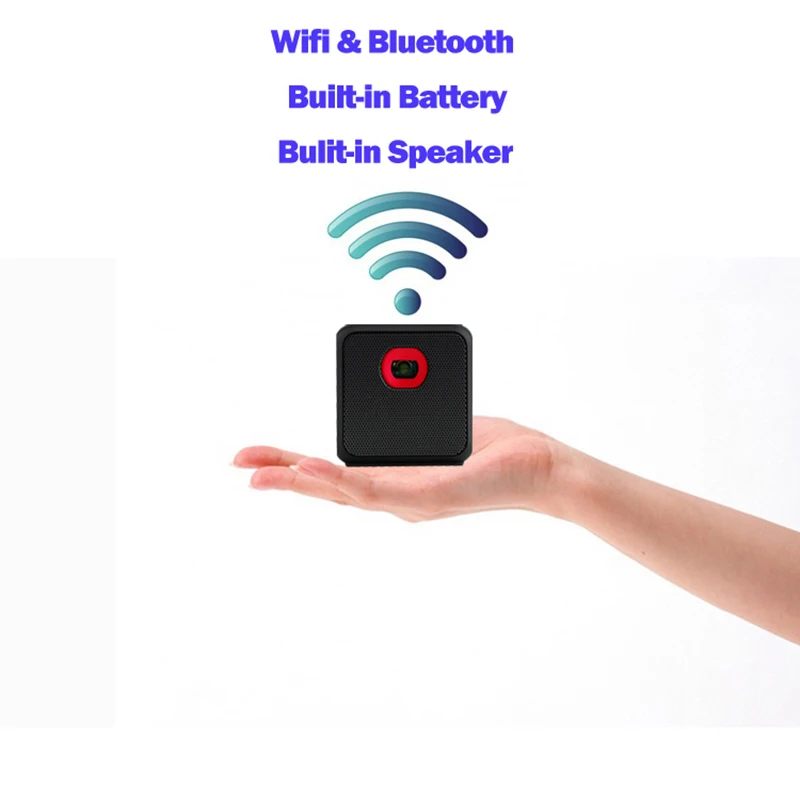 Умный мини-проектор Wejoy проектор Android 7 1 DLP портативный с Wi-Fi для телефона
