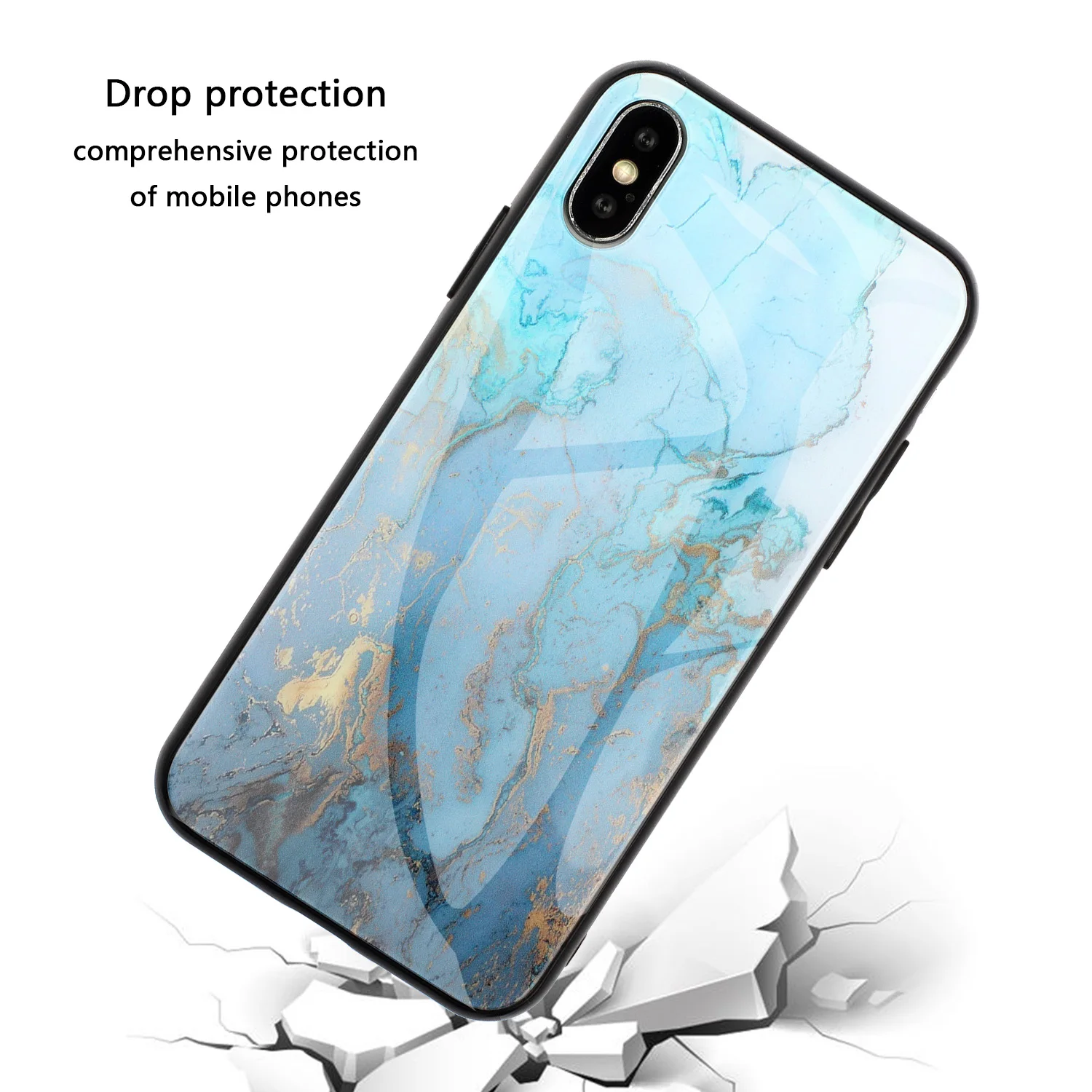 Мраморный стеклянный чехол для Samsung Galaxy Note 10 10Pro S10E S9 S8 S10 Plus M10 M20 M30 A10 A20 A30 A50 A7 A8 A9 9 8 |