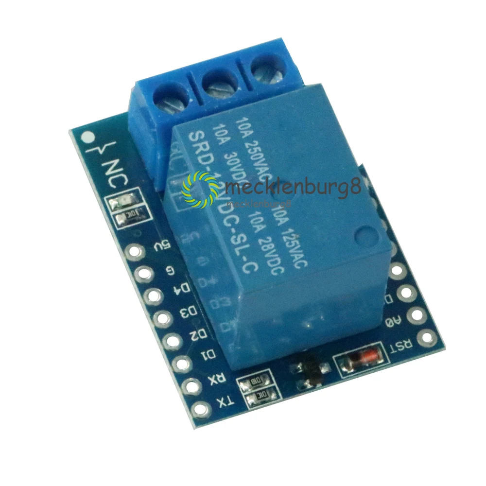 12V ESP8266 макетная плата 1 канал релейный модуль для WeMos D1 мини один мини-щит Arduino |