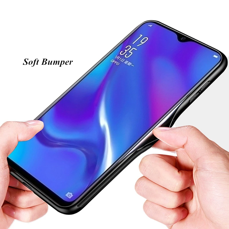 Чехол Rezzol для Xiaomi Redmi Note 7 закаленное стекло силиконовая рамка жесткая задняя