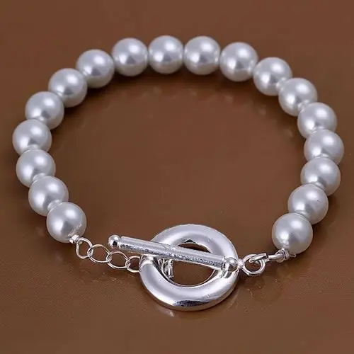 H230 Free Shipping Bracelet 925 sterling silver fashion jewelry Pearl /azpajqwa cjkalara | Украшения и аксессуары