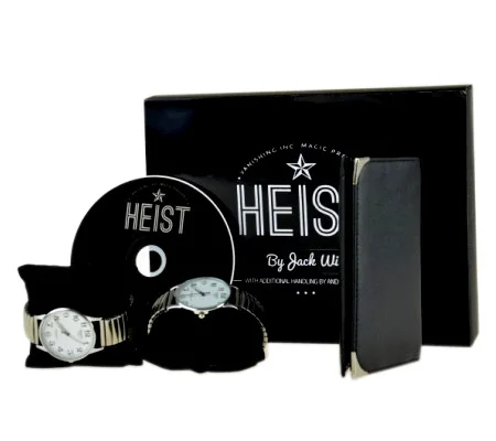 Heist (DVD и Gimmick) Волшебник часы бумажник Magica крупным планом Иллюзия ментализм