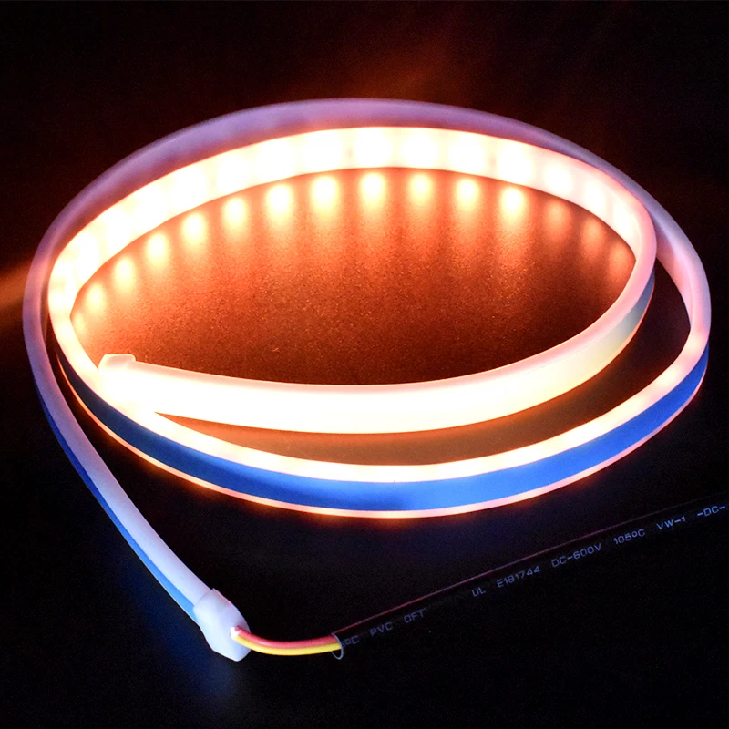 Автомобильный Стайлинг RGB ходовая часть плавающий светодиодный динамический