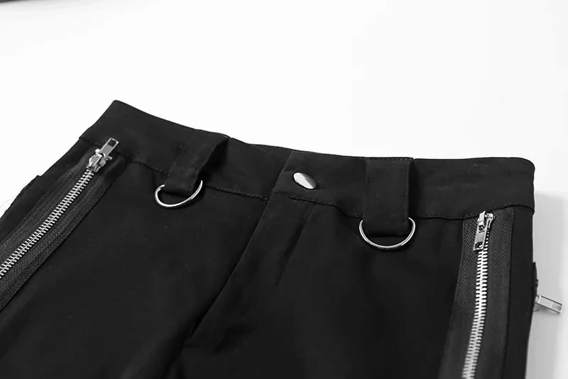 Для женщин тощий джинсы с завышенной талией Jegging In Clean черный стрейч леггинсы с молнией детали и бретели для нижнего белья