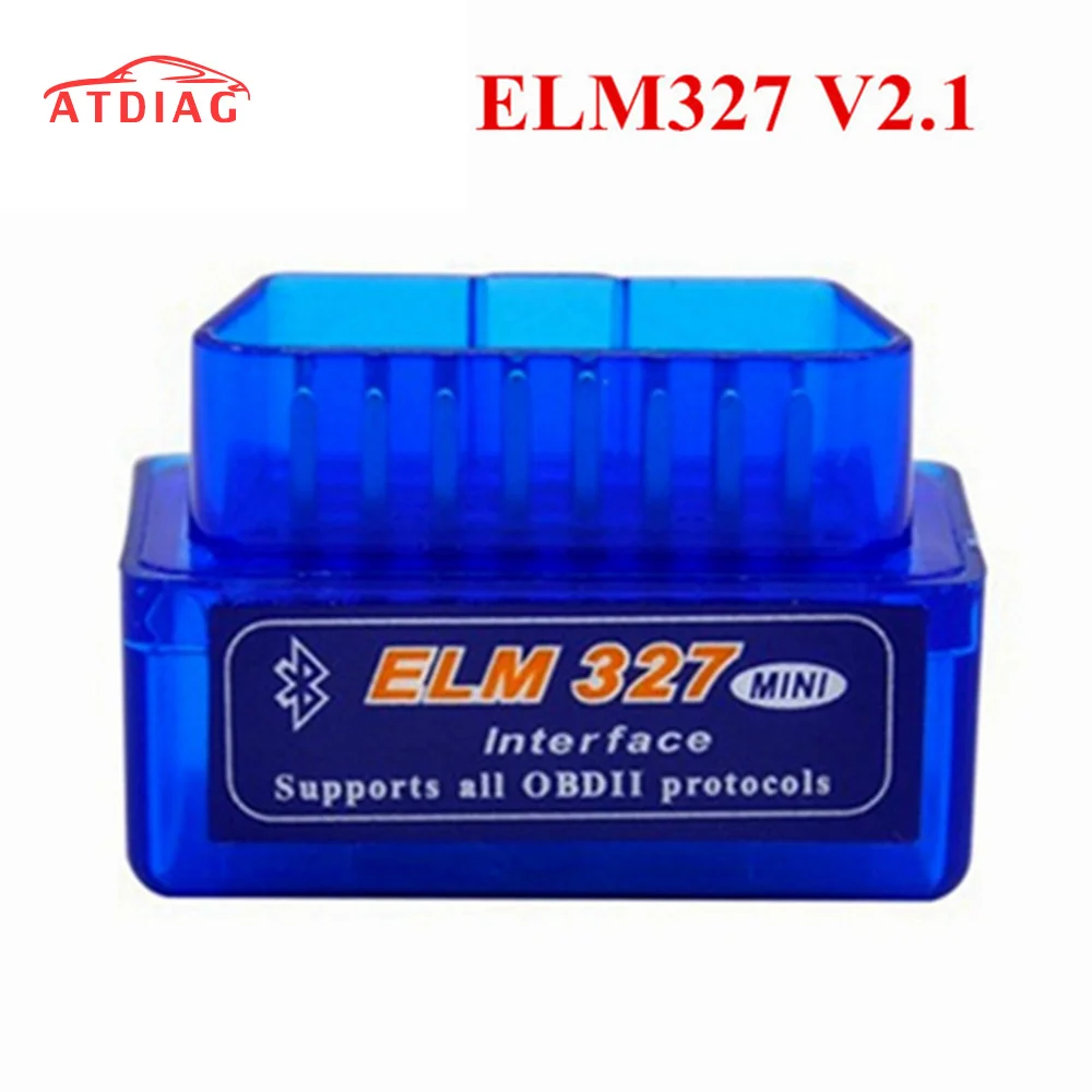 Super Mini ELM327 Bluetooth V2.1 ELM 327 OBD2 работает на Android Torque/ПК поддерживает все протоколы