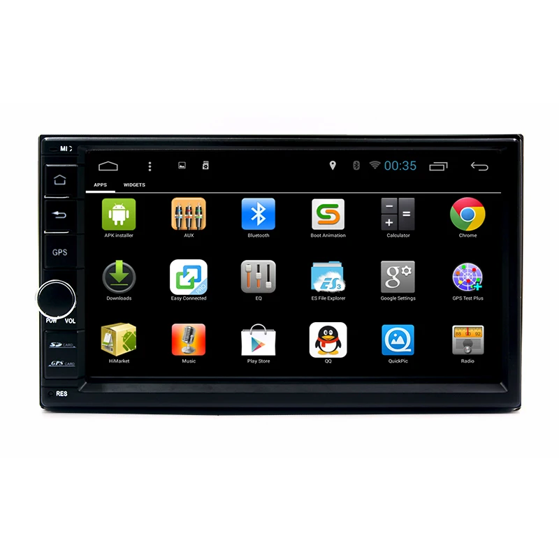 Android 7 1 2din не dvd Автомобильный gps стерео в консоли 2Din автомобильный радиоприемник