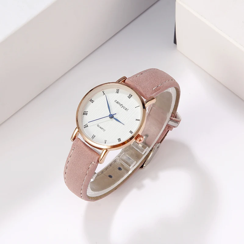 Женские кварцевые наручные часы с кожаным ремешком 2019 | Наручные