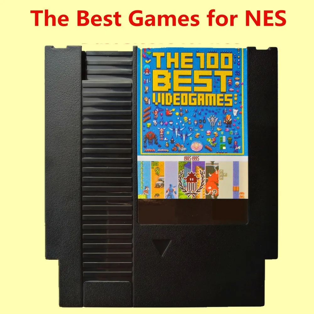 100 лучшее видео игр всех времен! 72 контакта для PAL NTSC Nes Ретро оригинальная и