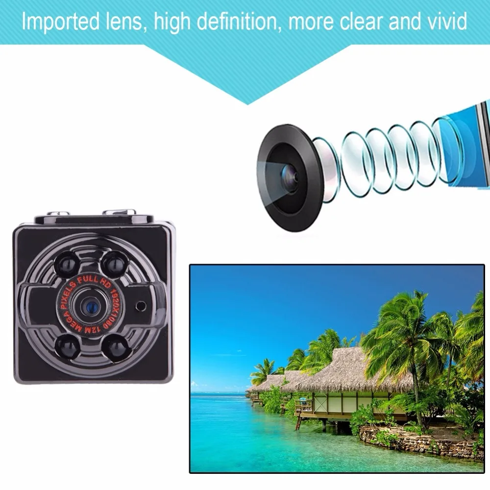 SQ8 SQ11 SQ12 SQ10 Smart Small Secret Micro Mini Camera Video Cam Night Wireless Body DVR DV Tiny Minicamera Microchamber